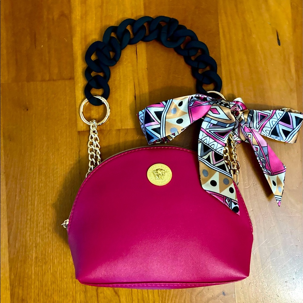 Versace Parfums pouch clutch with added straps and extras NWOT